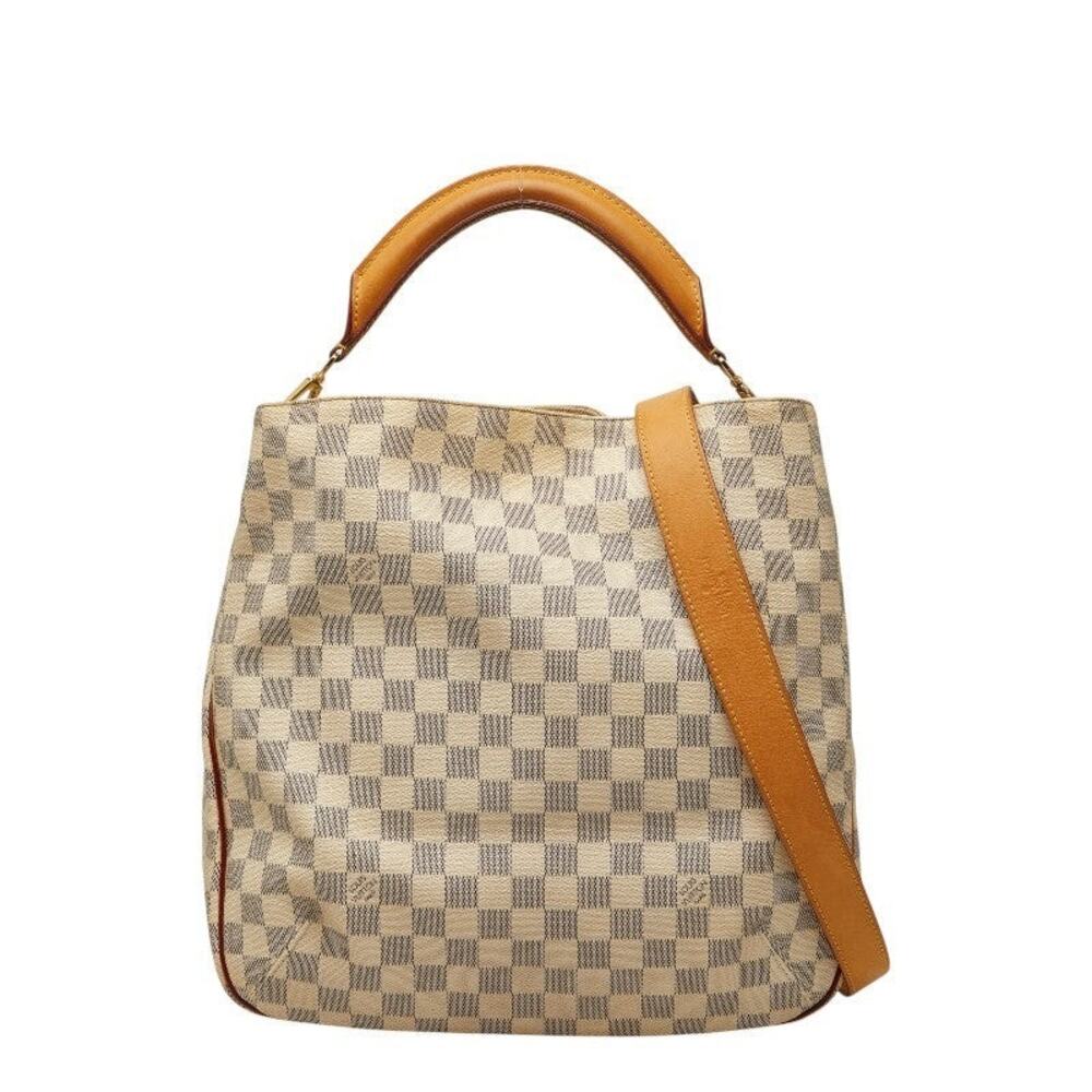 Louis Vuitton Damier Azur Sophie Handbag White